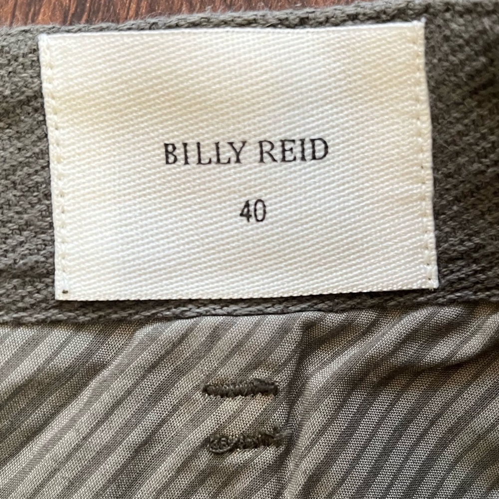 Billy Reid chino pant Men's Olive Green Pants Sz40 - Picture 4 of 9